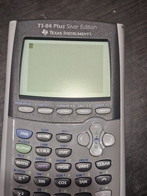 Texas Instruments TI-84 Plus Silver edition Graphing Calculator No Cover TESTED 