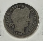 1896 United States Barber dime 10 cents silver coin