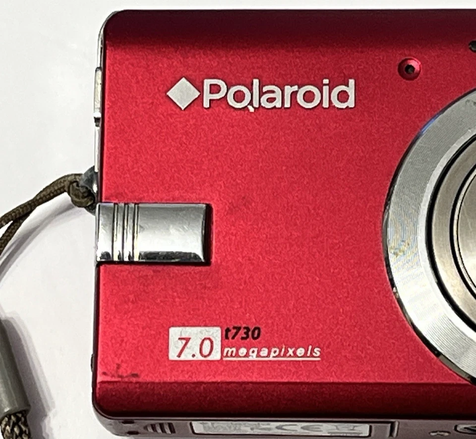 Polaroid T730 Digital Camera 7.0MP Compact No Charger No Battery Parts Repairs - Image 3 of 4