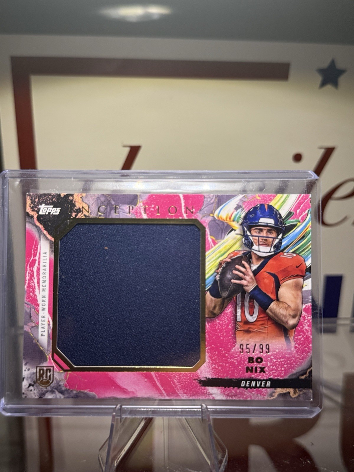 2024 Topps Inception Bo Nix #161 Magenta /99 (RC)
