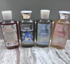 Bath And Body Works Lot Of 4 Shower Gel Holiday Winter Body Wash Lot 10 oz. NEW