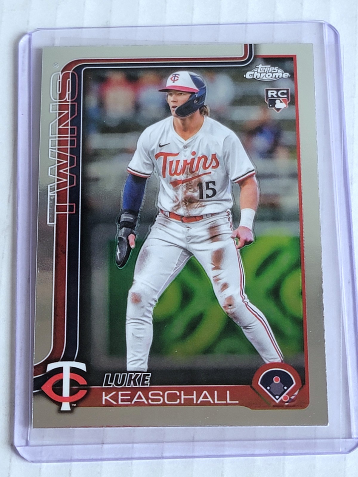 2025 Topps Chrome Update Luke Keaschall Rookie Base Card #USC106 MLB Twins