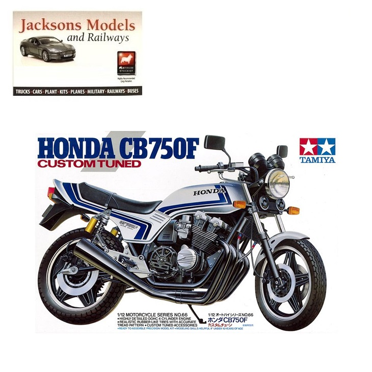 14066 Tamiya 1:12 Scale Honda CB750F Custom Tuned - Image 8