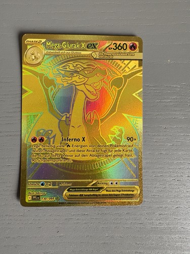 Pokémon (German Card) Mega Charizard x Ex(Mega-Glurak) Phantasmal Flames Holo