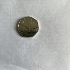 Rare collectors 50p coin 2016 Rio Olympic Games Aquatics Swimmer Swimming