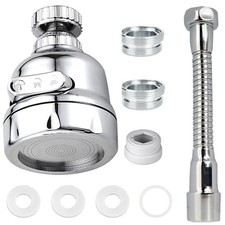 Faucet Extender Sink Sprayer Attachment 360° Rotatable Kitchen Tap Head Shower