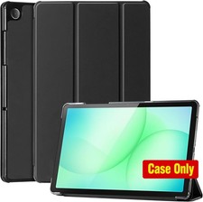 Black Slim Hard Shell Case for Samsung Galaxy Tab A9/A11 8.7 Inch Tablet 2025