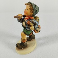 Goebel Hummel 327 TMK 5 THE RUNAWAY 5.5" W. Germany *Damaged* *Crazing On Base*