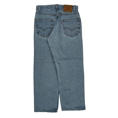 Made In USA Levis Loose Straight 569 Jeans - 30W 32L Blau Baumwolle