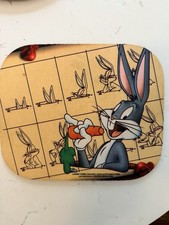 Vintage Mouse Pad Looney Tunes 1990s Bugs Bunny Cartoon Warner Bros Office