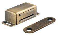 Magnetic Door Catch For Cabinet Cupboard Wardrobe Closet Doors Antique Brass