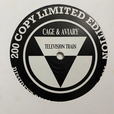 CAGE & AVIARY - TELEVISION TRAIN - EARS 3002 DISSIDENT LTD ED ONE SIDED 12 