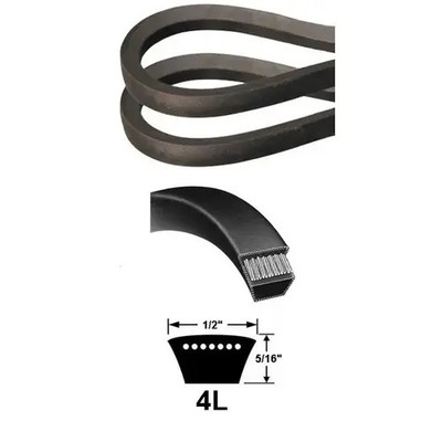 E. James 4L390 FHP V-Belt 39'' 1/2'' W 5/16'' D Power Transmission