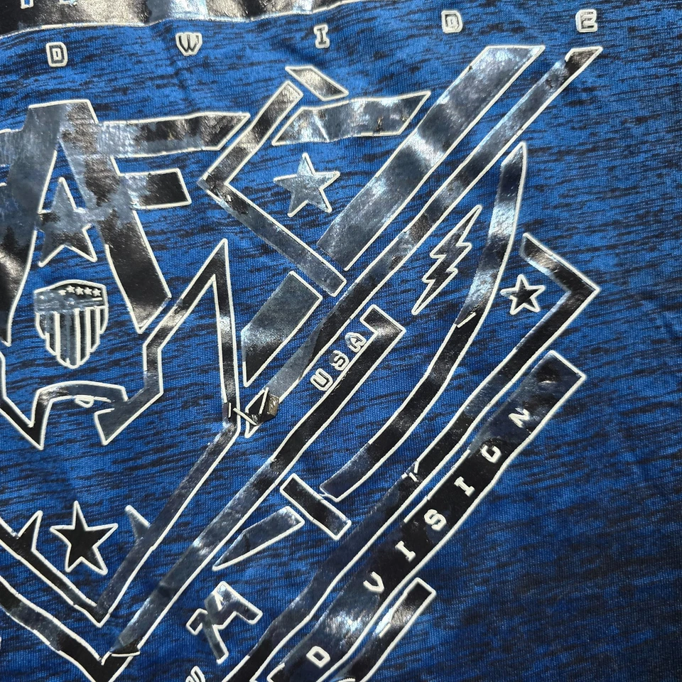 American Fighter Hombre Camiseta Atlética MMA 2XL Negro Azul Foto 2 de 4