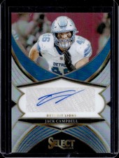 2024 Panini Select Jack Campbell Signatures Auto #SSP-JCL Lions
