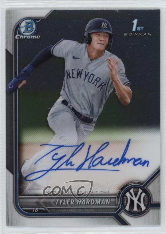 2022 Bowman Chrome Prospect Auto Tyler Hardman #CPA-TH Auto g9n