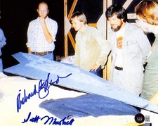 Richard Edlund & Scott Marshall Signed Star Wars ESB ILM 8x10 Photo BECKETT