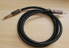 Hifind 4ft 3mm to 6mm Stereo Audio Cable Hi-Fi Sound, Silver Plated, Copper...