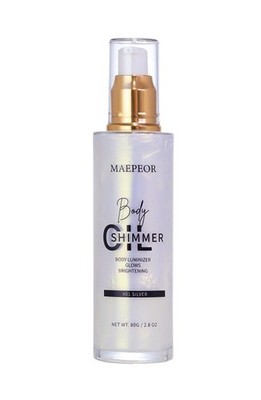 Moisturizing Body Shimmer Oil / Silver Body Illumiinator 2.8 Oz New