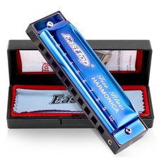 East top Blues Harmonica Key of C 10 Holes 20 Tones Diatonic Mouth Organ blue
