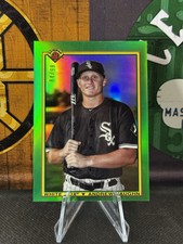 2020 Bowman 1990 Bowman Green Refractor /99 Andrew Vaughn #90B-AV White Sox