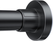 Shower Curtain Rod 32-80 Inch Adjustable - 1 Inch Diameter Heavy Duty No Drill S