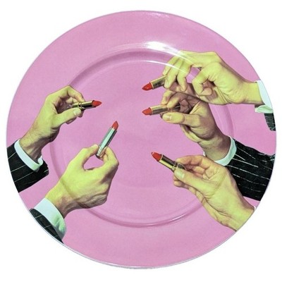 Toiletpaper Seletti Lipsticks Plate 104in Porcelain Design Dinner Plate
