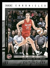 2025 Panini Caitlin Clark Chronicled Caitlin Clark #44 Puts Brakes on Fast Break