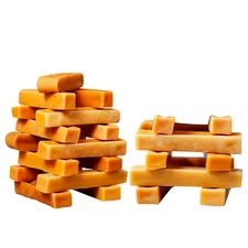 Yak Chews for Large Dogs - 5 lbs Bulk Cheese Bones - Natural & Healthy Dog Chew