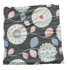 The Company Store 100% Cotton Euro Pillow Sham Floral Print