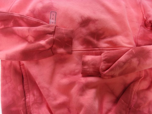 NWT Nike hooded cotton blend pullover, Kids S, L, or XL, tie dye orange, $60 - Picture 2 of 6