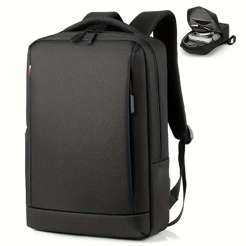 Men's Casual Travel Backpack, Fits 15.6'' Laptop, School/College Bag, Polyester