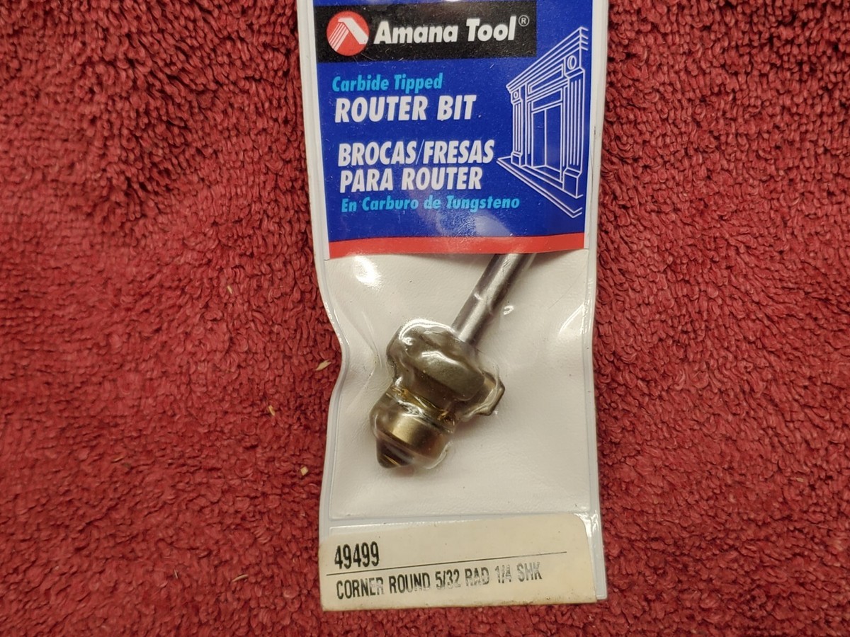 Amana 49499 Carb. Tip Corner Round 5/32