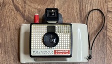 Vintage POLAROID Land Camera Swinger Model 20 with Wrist Strap, Made in USA