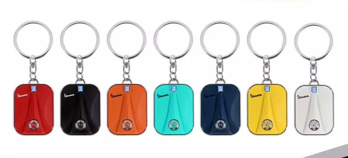 Vespa Piaggio Schlüsselanhänger Front-Beinschild – Stylisches Accessoire Für Fans