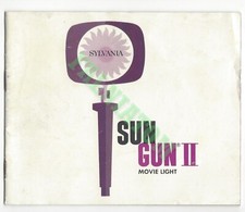 Vintage Sylvania Sun Gun II Movie Light Manual