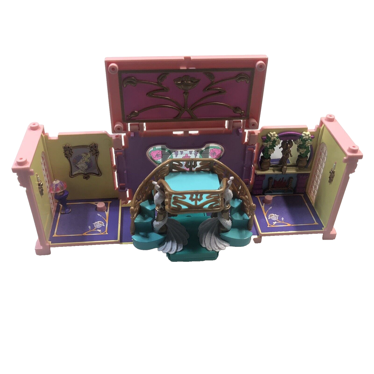 Polly pocket vintage Luxury Manor 100% completo - Dream Builders 1999, juguete compacto de los años 90, Polly pocket retro - España