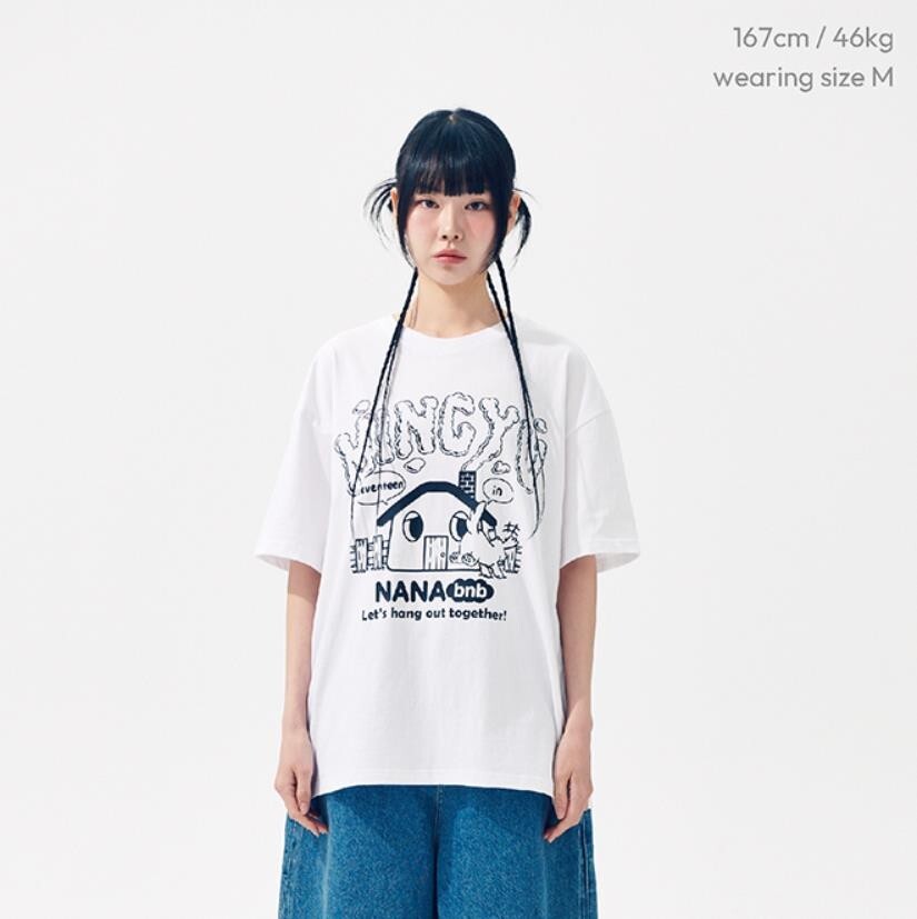 SEVENTEEN NANA bnb ミンギュ　Tシャツ　Lサイズ NANA bnb WITH SEVENTEEN Official GOODS MD MINGYU T-Shirt L
