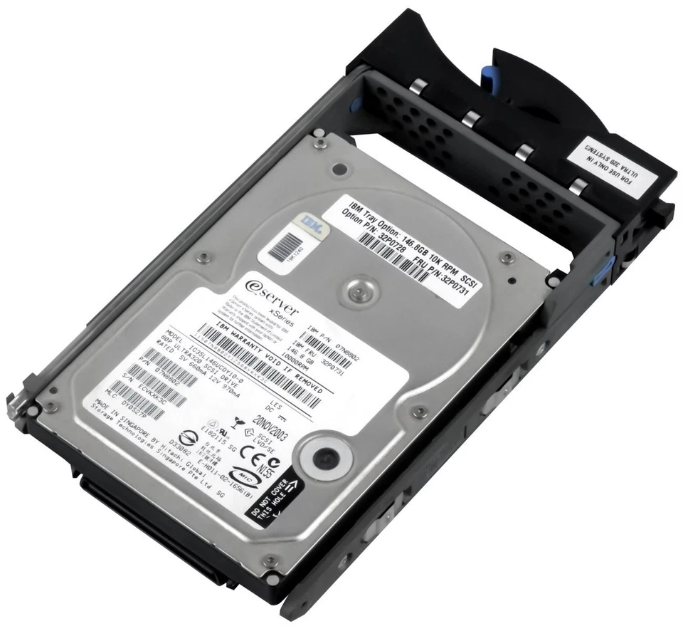 Disk IBM 32P0731 07N8802 IC35L146UCDY10-0 146GB 10000U/Min SCSI U320 3.5'' - Image 2 of 3