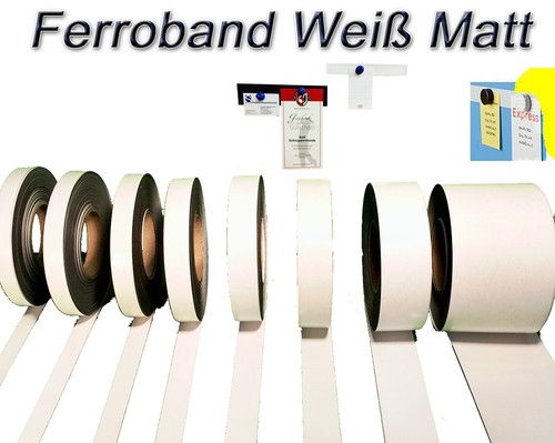 Meterware Ferroband Selbstklebend 25mm X 0,6mm - Magnetband Für Fliegengitter, Basteln & Befestigung