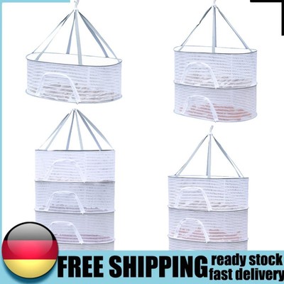 Drying Net Herbs with Zips Anti-Fly 4 Layer for Flowers Buds Plants Organizer