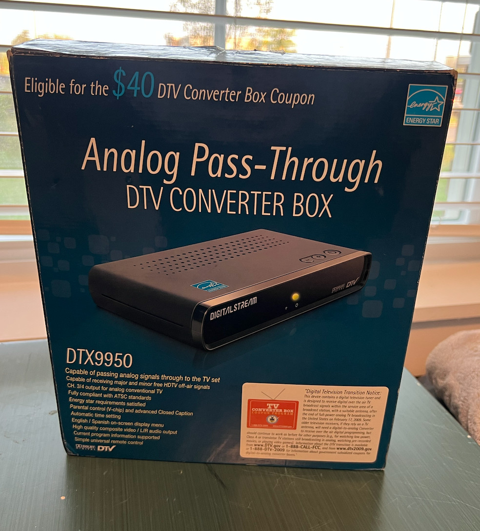Analog Pass Through DTV Converter Box