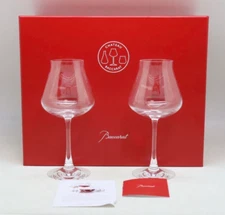 Baccarat Chateau Wine Glass Red Wine Clear Crystal L Size 45cl With Box pair