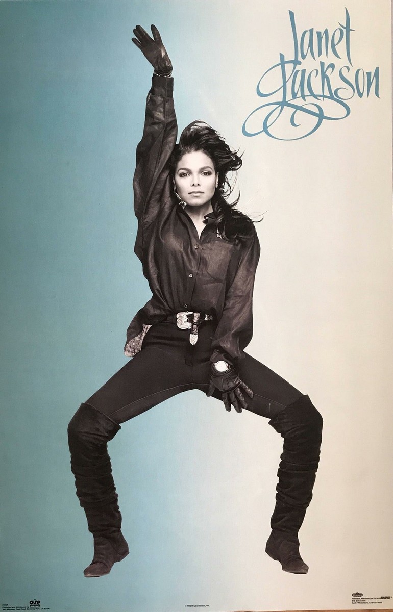 Janet Jackson Vintage Poster 美品 Janet Jackson Original 1990 Poster OSP Publishing 23 x 35 | eBay