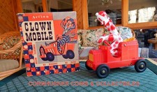 1952 MATTEL CLOWN MOBILE WITH BOX ACTION TOY NEAR MINT CONDITION NOS