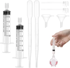 8 Pcs Perfume Refill Tools Clear Syringe Perfume Transfer Set, Perfume Funnel Sy