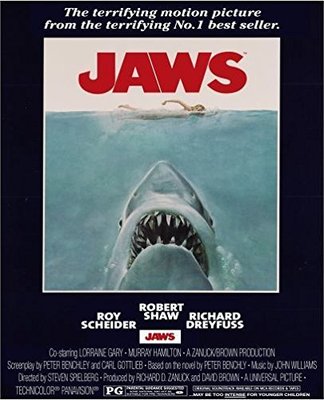 Jaws Movie Poster 2 x 3 Refrigerator Locker MAGNET Scheider Gary Hamilton Vers 2
