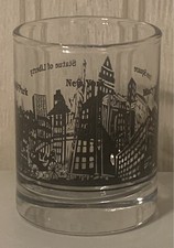 Souvenir New York Shot Glass Featuring New York Sites To See
