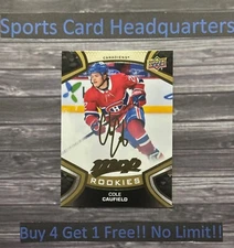 2021-22 Upper Deck MVP Hockey Gold Script You Pick Complete Your Set Rookies RC