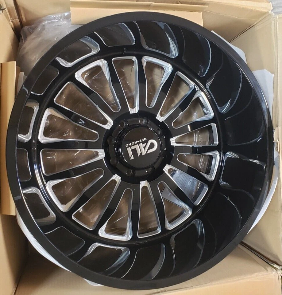 Cali Off-road Summit 14x26 Gloss Black - Milled Spokes Rim - Image 3 of 4